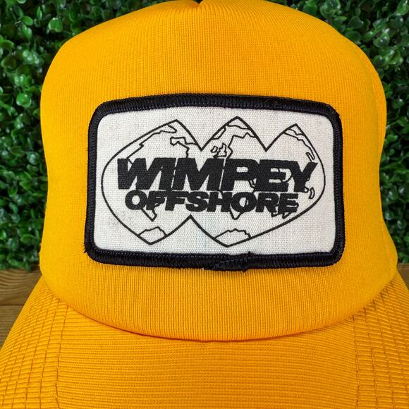 Namark Hat Rare Wimpey Off Shore Snapback 80s Trucker Cap USA - Picture 3 of 7